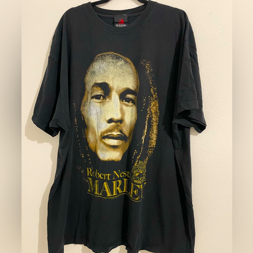 Bob Marley Graphic Black T-Shirt